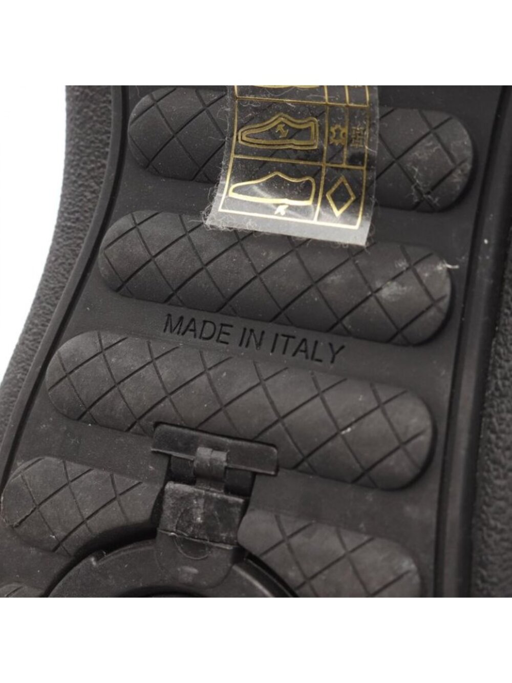 Chanel Sneakers CC Logo Leather Nylon - Picture 6 of 11